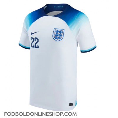 England Jude Bellingham #22 Hjemmebanetrøje VM 2022 Kortærmet
